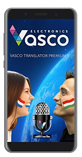 Vasco Translator Premium 5": Electronic Voice Translator with 5 Inch Touch Screen | Multi-Language Portable Device