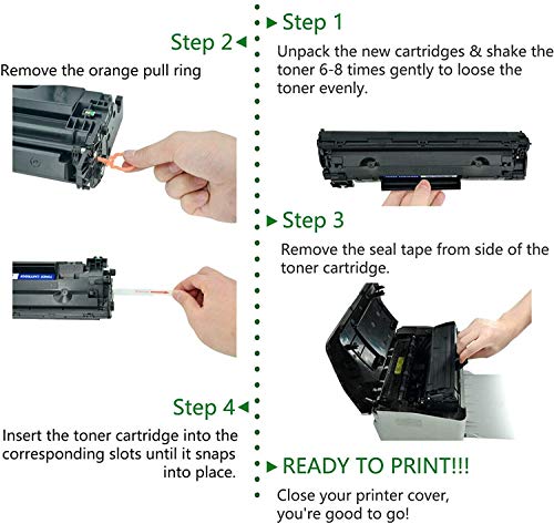 GREENCYCLE Compatible Toner Cartridge Replacement for HP 81A CF281A Use for Laserjet Enterprise M604 M605 M606 M630 MFP Printer (High Yield, Black, 10-Pack)
