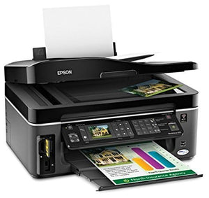 Epson WorkForce 615 Wireless Color Inkjet All-in-One Color Printer, Copier, Fax Machine, Scanner