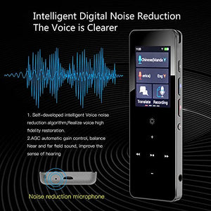 None 89 Languages X1 Voice Recording Translator Device WiFi/Hotspot/Offline 2.0 Inch (Rose Gold)