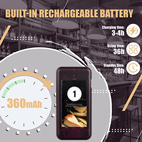Retekess T112 Restaurant Pager System - 30 Buzzers for Food Truck, Church, Dining Hall