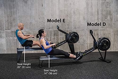 Concept2 Model E with PM5 Performance Monitor Indoor Rower Rowing Machine Black