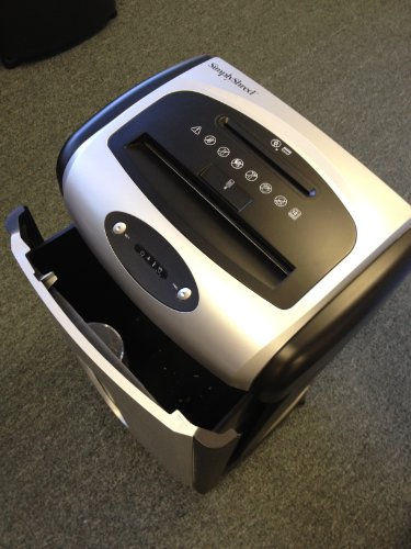 SimplyShred PSC418D 18 Sheet Cross Cut Heavy Duty Paper Shredder - Security Level 3