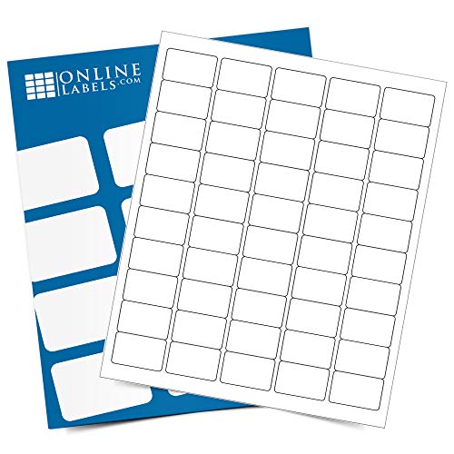 1.5 x 1 Rectangle Barcode Labels - Pack of 500,000 Labels, 10,000 Sheets - Inkjet/Laser Printer - Online Labels