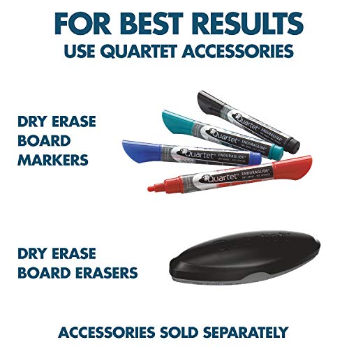 Quartet Whiteboard, Non-Magnetic Dry Erase White Board, 4' x 6', Aluminum Frame (EMA406)