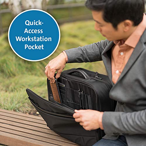 Kensington Laptop Roller Case - Contour 2.0 Business Laptop Roller for up to 17" Inch Laptops, Wheeled Laptop Case, Ideal Cabin Bag for Men & Women (K60385WW)