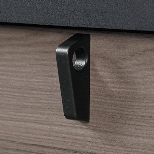 Sauder 420629 International Lux Executive Desk, Diamond Ash Finish