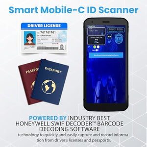 MinorDecliner Smart ID Scanner and Mobile Camera ID Scanner Bundle - Detects Expired IDs and Underage Consumers - Reads 2D Barcodes in All 50 States