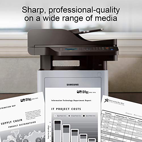 Samsung ProXpress M4070FR Monochrome Laser Printer with Scan/Copy/Fax, Mobile Connectivity, Duplex Printing, Print Security & Management Tools
