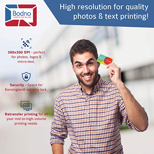 Fargo HDP5000 Dual Sided ID Card Printer & Complete Supplies Package with Bronze Edition Bodno Software