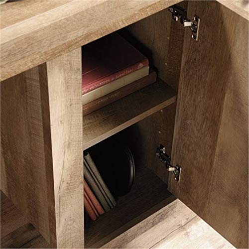 Bowery Hill Computer Desk with Hutch in Craftsman Oak