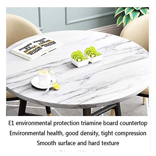 SYLTER Office Conference Table and Chair Set - Reception Coffee Table - Home Living Room Tables and Chairs - Creative Lounge Chair - Kitchen Dining Table Set - 1 Table 3 Chairs (Color: [Insert Color])
