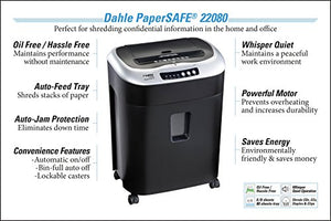 Dahle PaperSAFE Deskside Auto Feed Shredder, Cross Cut, 22080, Lot of 1