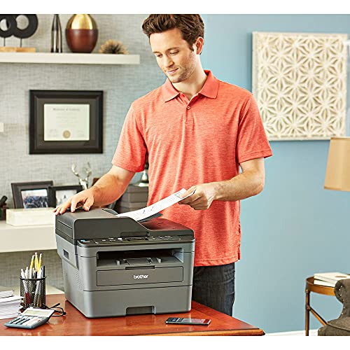 Brother DCP-L2550DW All-in-One AIO Compact Multifunction Wireless Monochrome Laser Printer with Auto-Duplex Best-Value Bundle - Includes - Essential Cleaning Kit + More