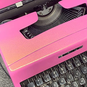 PRABOS Manual Typewriter - Portable Old Fashioned Typewriter for Decor and Gifts