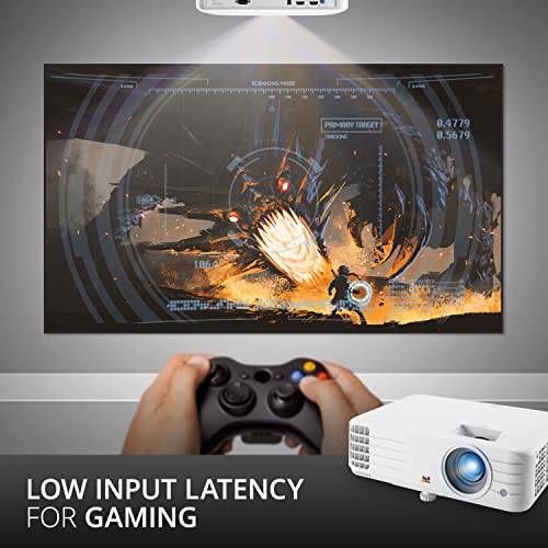 ViewSonic PX701HDH 1080p Projector, 3500 Lumens, Supercolor, Dual HDMI, 10w Speaker