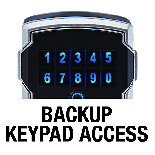 Master Lock Lock Box, Electronic Wall Mount Key Safe with Personal Use Software Platform, 3-1/4 in. Wide, 5441D