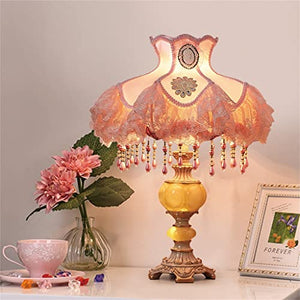 VejiA European Resin Craft Desk Lamp - Roze 59x36cm