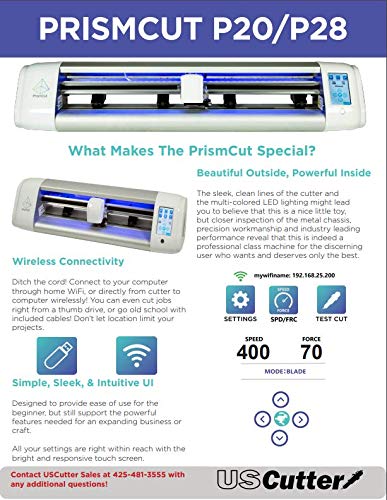 USCutter PrismCut P20 WiFi Vinyl Cutter Plotter