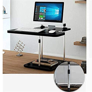 None Ergonomic Standing Desk Converter, Lifting Board Workstation Office Table Stand - Black