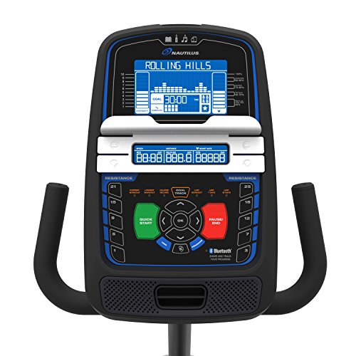 Nautilus R616 Recumbent Bike, Black