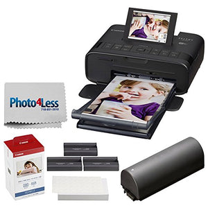 PHOTO4LESS Canon SELPHY CP1300 Compact Photo Printer Bundle