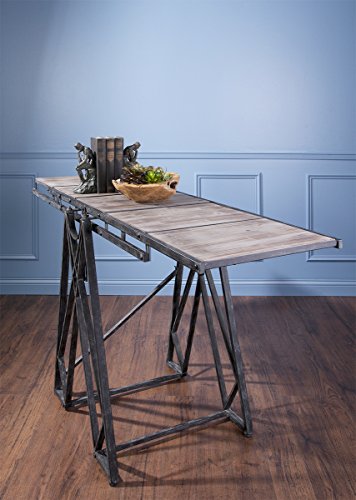 IMAX 65297 Convertible Console Table Bookshelf - Storage Cabinet with Handcrafted Finish. Cabinets, Racks and Shelves