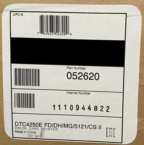 FARGO DTCii DTC4250e Dual Sided Mag Encoder Color Card Printer FD/DH/MG/5121/CS
