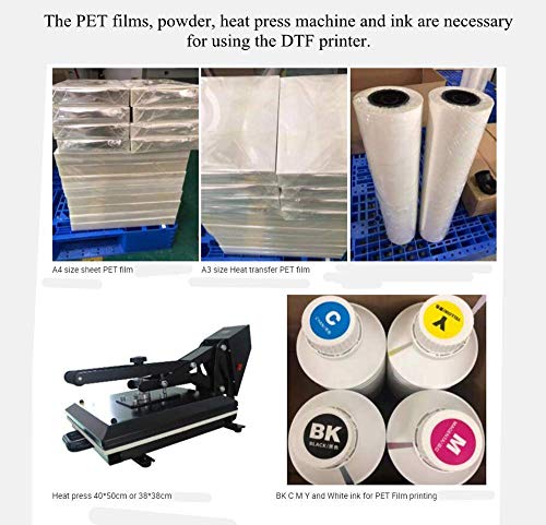hrm A3 Size Digital T-Shirt PET Transfer Film Printing Machine L1800 Printer