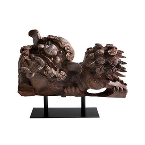 BinOxy Chinese Resin Right Lion Statue Decor