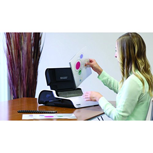 Fellowes 5216701 Pulsar Electric Comb Binding System, 300 Sheets, 17 x 15 3/8 x 5 1/8, White