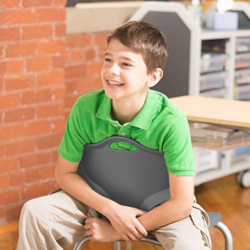 Learniture Profile Series School Chair, 18" Seat Height, Graphite, LNT-PRO18GP (Pack of 4)