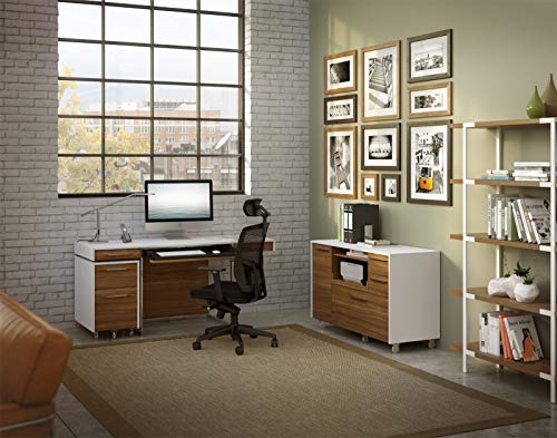 BDI 223DHF B Office Chair, Black Fabric
