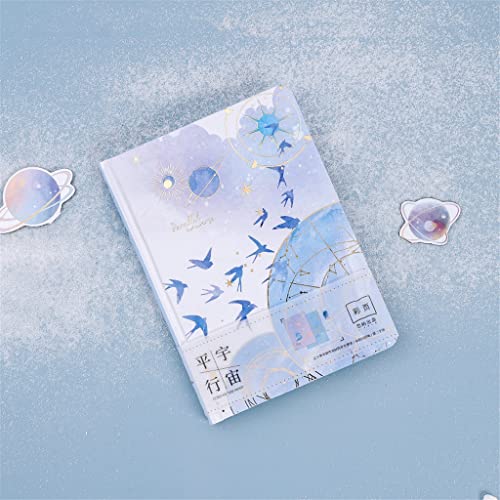 XSERNR Journal Diary Lined Grid White Papers Beautiful Color Page Notebook Notepad Planners Traveler (Color : C Size : 130x180mm) wangdi (Color : C, Size : 130x180mm)