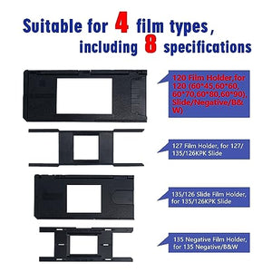 CENAP Digital Film Converter, 22 MP Slide Negative Scanner with 4.3" LCD Screen and HDMI Port - Convert 135/35mm, 120, 127, 126KPK Negatives and Slides to Digital JPEG