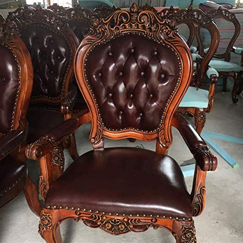 Video Game Chairs Home Office Desk Chairs Office Chairs with Lumbar Support Office Chairs & Sofas Luxurious Home Office Chair,Leather Executive Side Chair Reception Chair with Frame Finish Ergonomic L