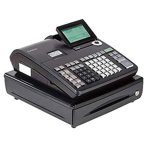 Casio SE-S800 Electronic Cash Registers, Single Tape Thermal Unit with 10-Line LCD Operator/2-Line Customer Displays