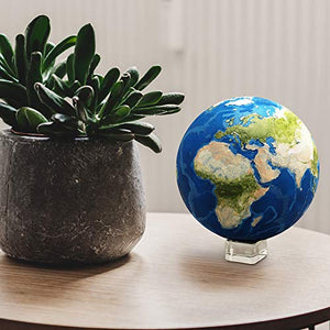 AstroReality Earth | Smart Earth Globe | Geographic Globe | 3D Printed, Hand Painted, 4.72” | Paired with Augmented Reality App | Educational STEM Toy | Interactive Science Learning Kit