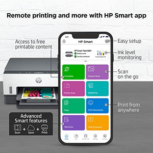 HP Smart-Tank 6001 Wireless Cartridge-Free All-in-One Printer (2H0B9A)