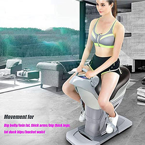 LMEILI Electric Horse Riding Machine 20-Speed Vibration Speed Adjustment LED Exercise Fitness Equipment for Upper and Lower Limb Weight Loss & Blood Circulation