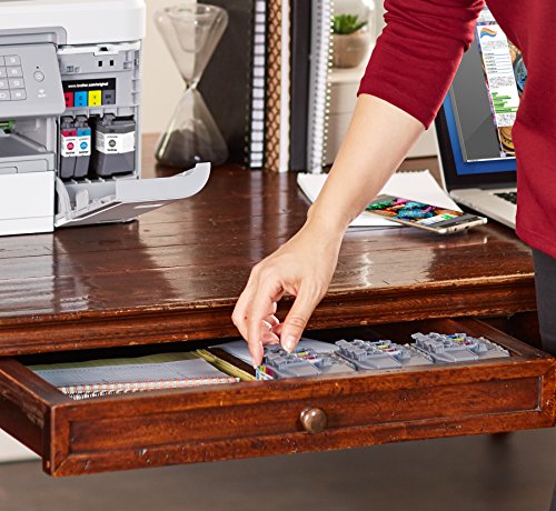 Brother MFC-J6535DWXL All-in-One Color Inkjet Printer, Wireless Connectivity, Automatic Duplex Printing, Includes up to 2 Years of Ink