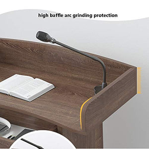 CAMBOS Lectern Podium Stand with Drawer and Cabinet