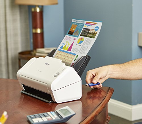 Brother High-Speed Desktop Document Scanner, ADS-2200, Multiple Scan Destinations, Duplex Scanning