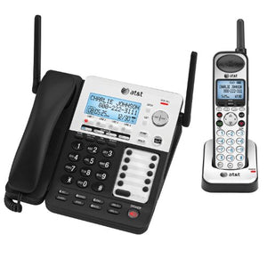 AT&T SB67138 SB67138 DECT 6.0 Phone/Answering System, 4 Line, 1 Corded/1 Cordless Handset