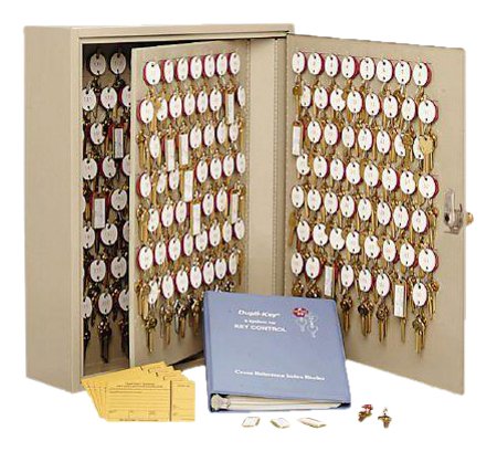STEELMASTER Dupli-Key Two-Tag Cabinet for 300 Keys, 16.5 x 31.13 x 5 Inches, Sand (201830003)