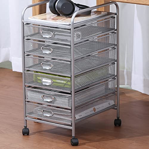 File Rack 9-Tier with Wheels - Black Office File Organizer Shelf