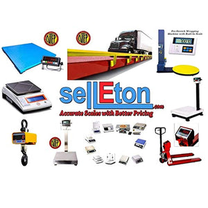 SellEton SL-916-4x4-5 NTEP Floor Scale 48" X 48" (4' X 4') Legal for Trade 5000 X 1 Lb/ Indicator