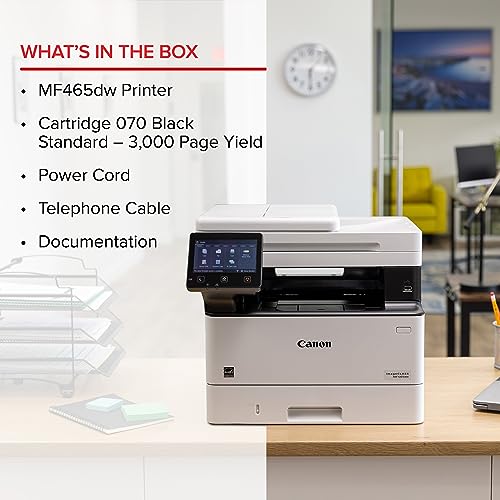 Canon ImageCLASS MF465dw Wireless All-in-One Laser Printer