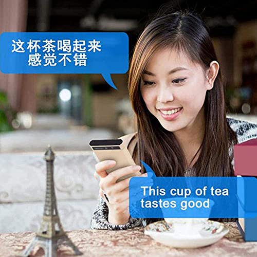 inBEKEA Language Translator Device, Two-Way Interpreter 2.4" Touch Screen, WiFi/Hotspot, 75 Languages - Silver