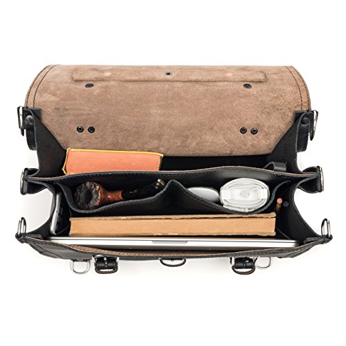 Saddleback Leather Co. Classic Leather Briefcase The Original Full Grain Leather Briefcase For Men Includes 100 Year Warranty